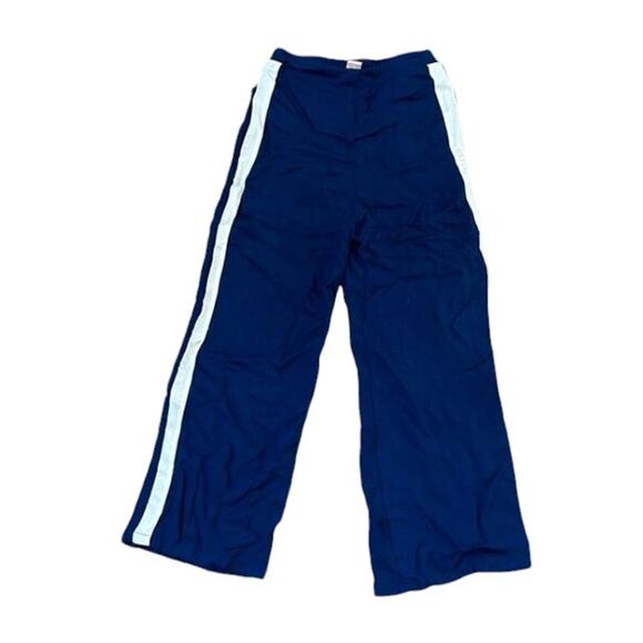 Mia Chica Girl's Navy Blue Striped Wide Leg Capris Size Medium NWT - Picture 4 of 9